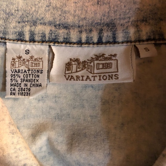 EUC Variations Bleached Denim Jacket - Picture 16 of 16